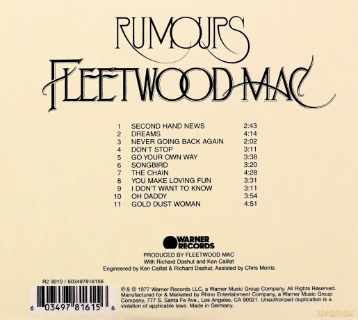 Fleetwood Mac: Rumors [CD]
