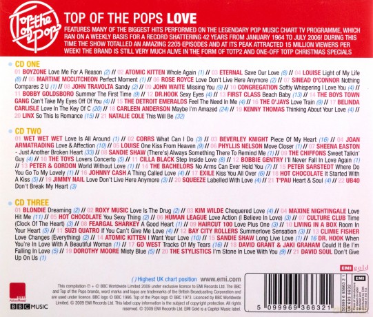 Top Of The Pops - Love [3CD]