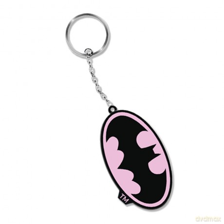 Brelok z łańcuszkiem Batman 001 DC Różowy