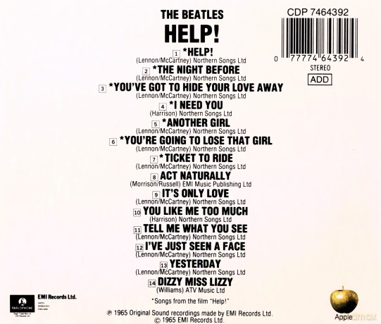 The Beatles: Help! (Songs From The Film) [CD]