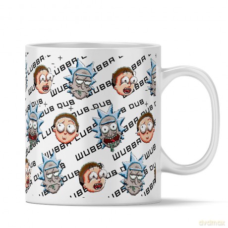 Kubek Rick i Morty 002 Rick and Morty Biały