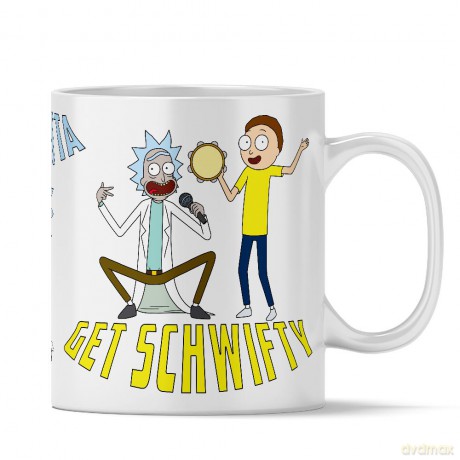 Kubek Rick i Morty 012 Rick and Morty Biały
