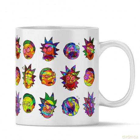 Kubek Rick i Morty 019 Rick and Morty Biały