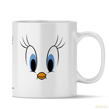 Kubek Tweety 033 Looney Tunes Biały