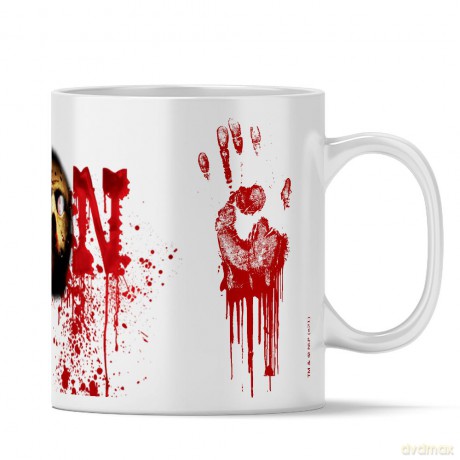 Kubek Piątek 13-go 020 Horror Biały