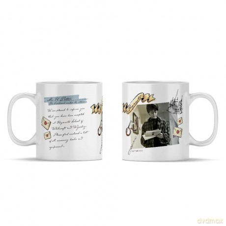 Kubek Harry Potter 150 Harry Potter Biały