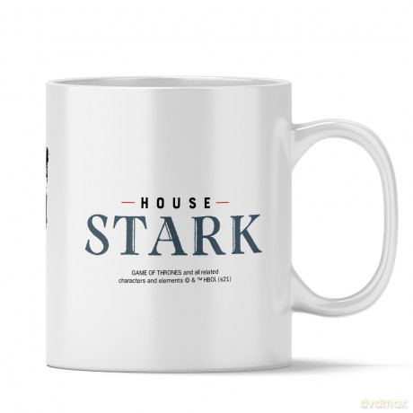 Kubek Gra o Tron 007 Game of Thrones Biały