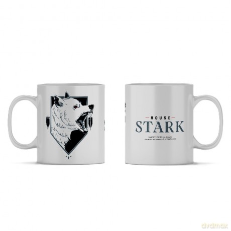 Kubek Gra o Tron 007 Game of Thrones Biały