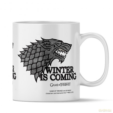 Kubek Gra o Tron 019 Game of Thrones Biały