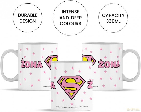Kubek Superman 266 DC Biały