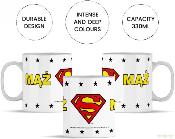 Kubek Superman 259 DC Biały