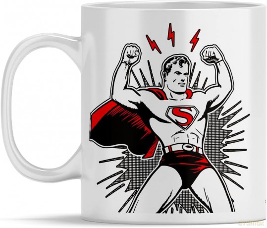 Kubek Superman 025 DC Biały