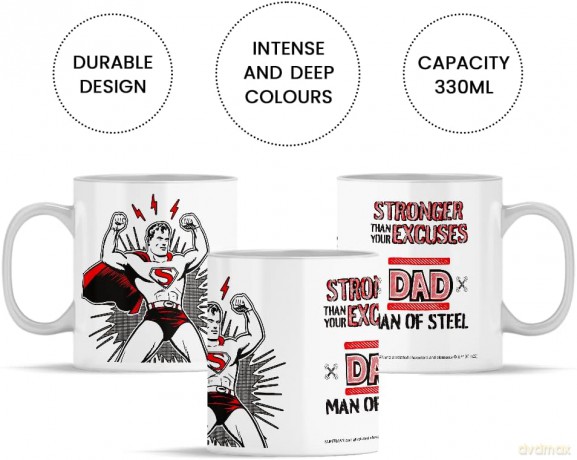 Kubek Superman 025 DC Biały