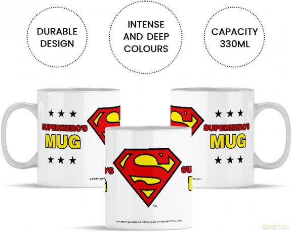 Kubek Superman 072 DC Biały