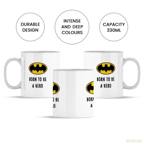 Kubek Batman 058 DC Biały