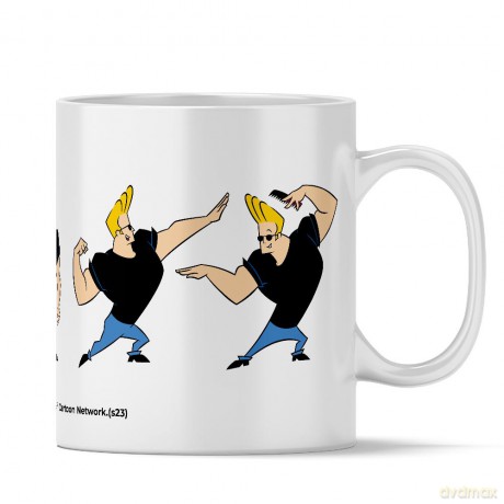 Kubek Johnny Bravo 017 Cartoon Network Biały