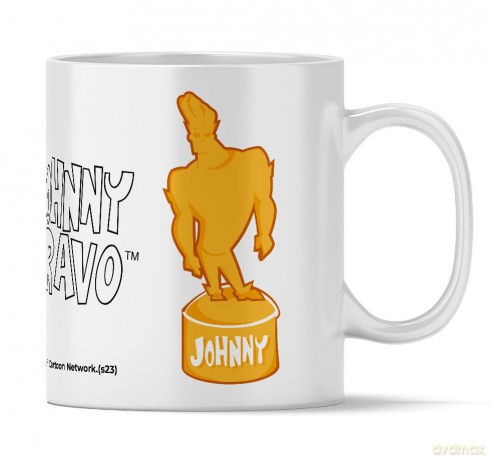 Kubek Johnny Bravo 015 Cartoon Network Biały