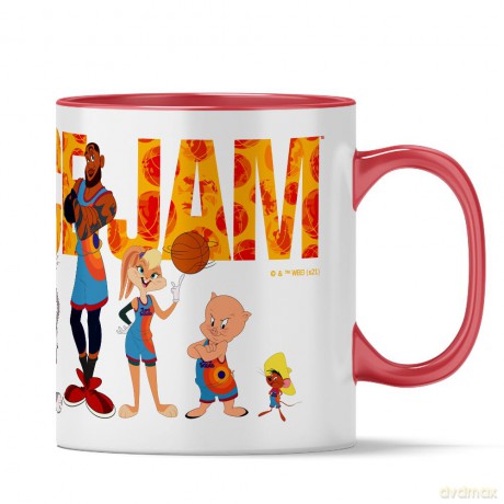 Kubek Kosmiczny mecz 006 Looney Tunes Czerwony