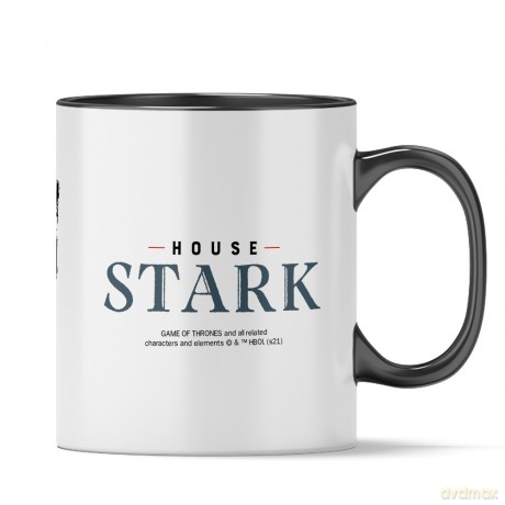 Kubek Gra o Tron 007 Game of Thrones Czarny