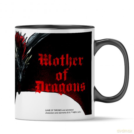 Kubek Gra o Tron 002 Game of Thrones Czarny