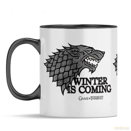 Kubek Gra o Tron 019 Game of Thrones Czarny