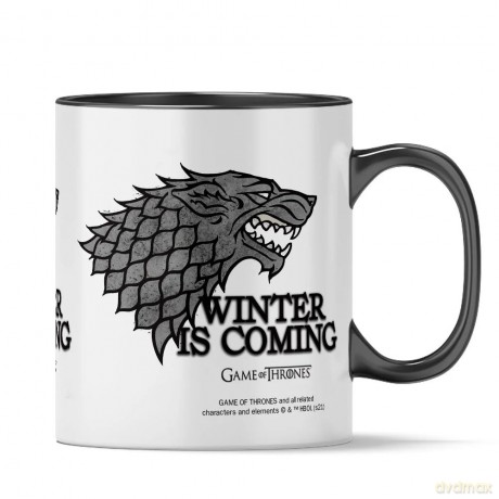 Kubek Gra o Tron 019 Game of Thrones Czarny