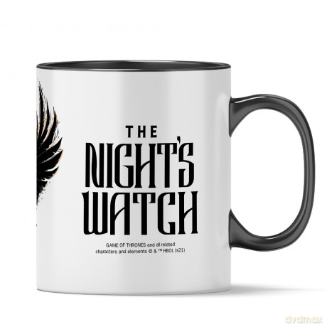 Kubek Gra o Tron 003 Game of Thrones Czarny