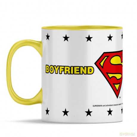 Kubek Superman 055 DC Żółty