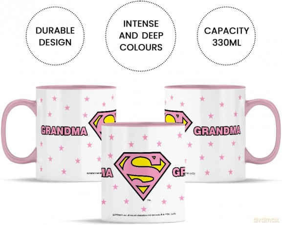 Kubek Superman 067 DC Różowy