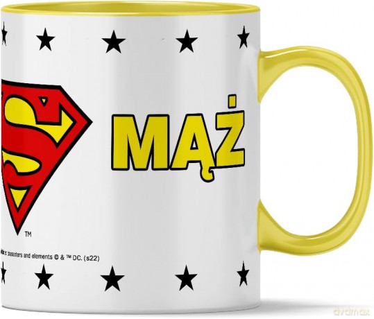 Kubek Superman 259 DC Żółty