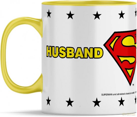 Kubek Superman 059 DC Żółty