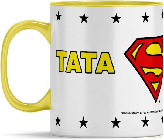 Kubek Superman 256 DC Żółty