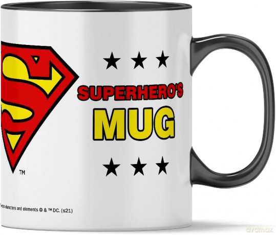 Kubek Superman 072 DC Czarny