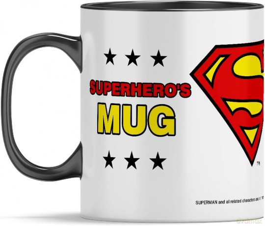 Kubek Superman 072 DC Czarny