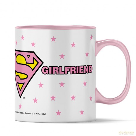 Kubek Superman 064 DC Różowy