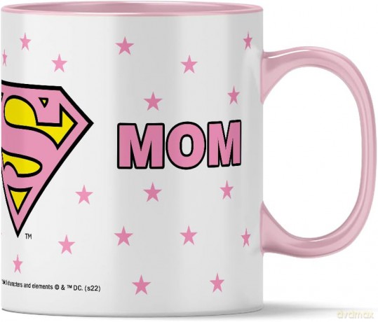 Kubek Superman 065 DC Różowy
