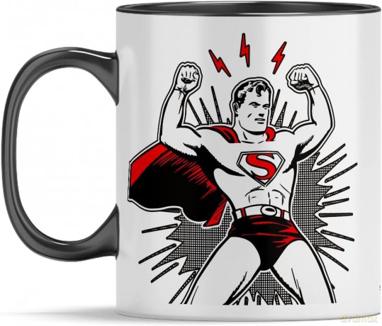 Kubek Superman 025 DC Czarny
