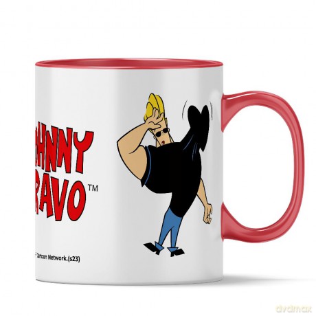Kubek Johnny Bravo 045 Cartoon Network Czerwony