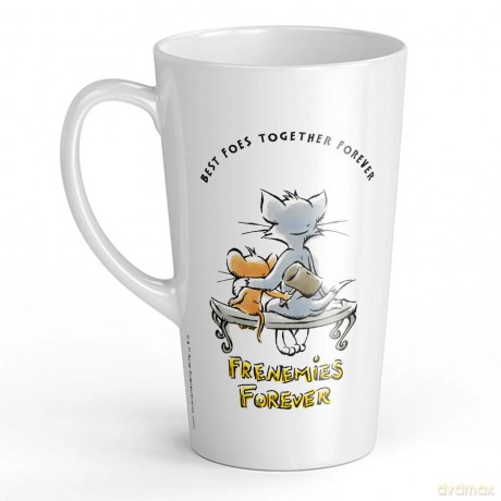 Kubek Latte Tom i Jerry 014 Tom & Jerry Biały