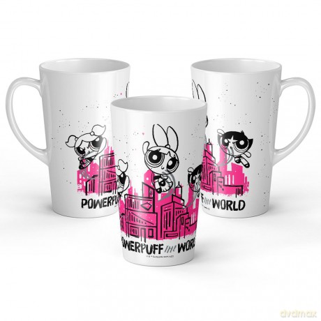 Kubek Latte Atomówki 150 The Powerpuff Girls Biały