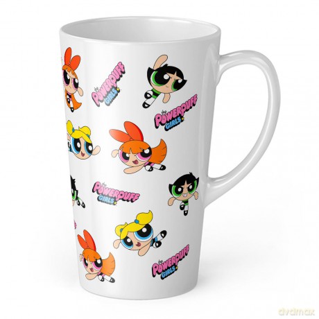 Kubek Latte Atomówki 128 The Powerpuff Girls Biały