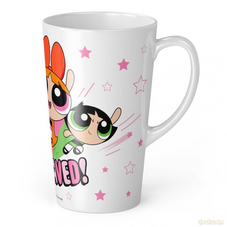 Kubek Latte Atomówki 151 The Powerpuff Girls Biały