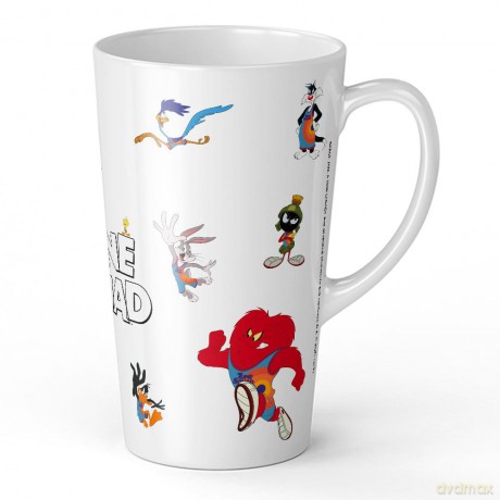 Kubek Latte Kosmiczny mecz 124 Looney Tunes Biały