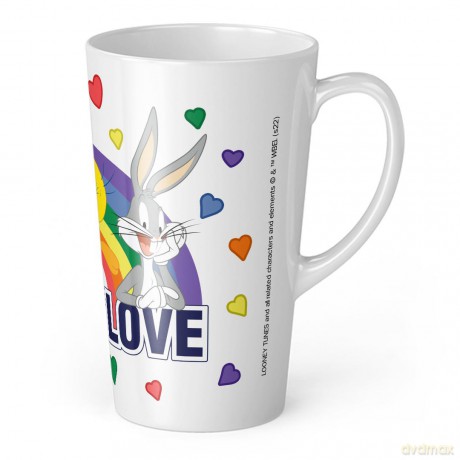 Kubek Latte Looney Tunes 017 Looney Tunes Biały