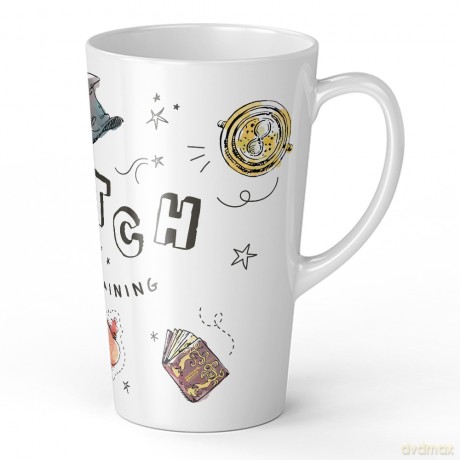 Kubek Latte Harry Potter 023 Harry Potter Biały