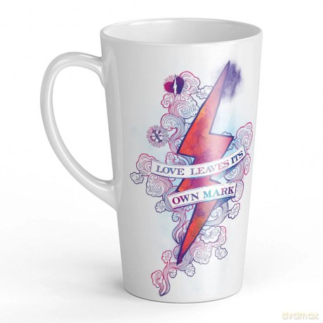 Kubek Latte Harry Potter 033 Harry Potter Biały