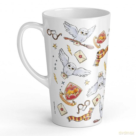 Kubek Latte Harry Potter 035 Harry Potter Biały