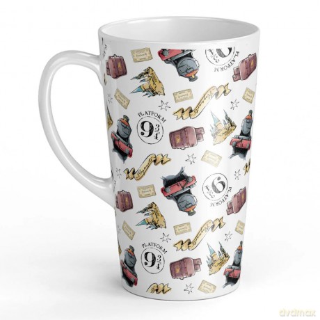 Kubek Latte Harry Potter 041 Harry Potter Biały