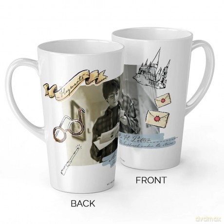 Kubek Latte Harry Potter 080 Harry Potter Biały