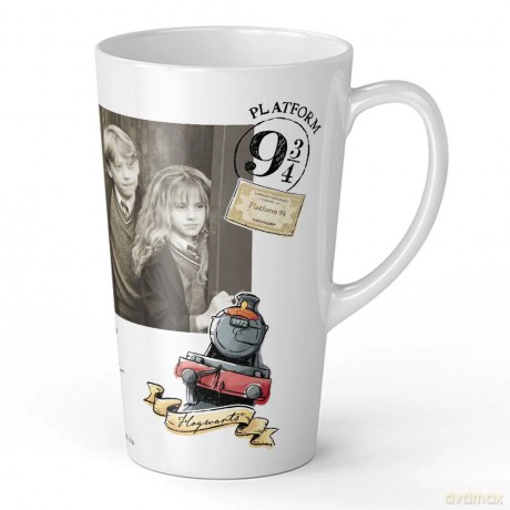 Kubek Latte Harry Potter 081 Harry Potter Biały